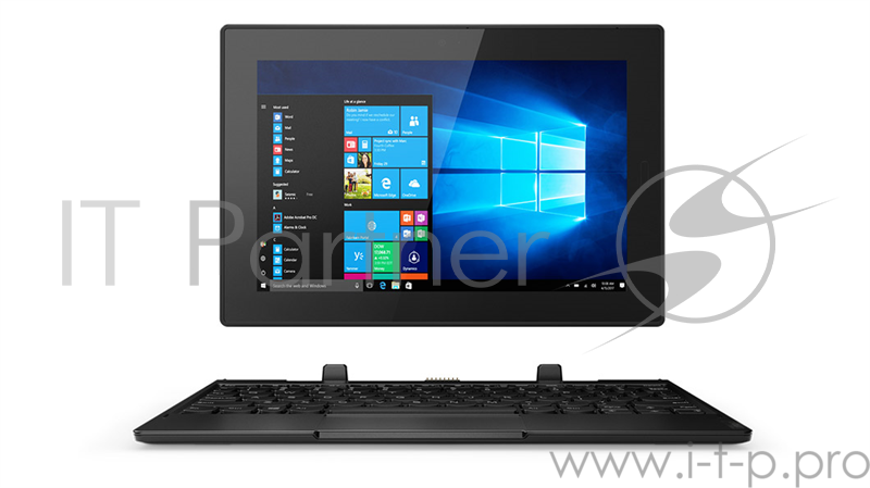 Планшет Lenovo Tablet LV 10.1 WUXGA (1920x1200) IPS, Cel N4100, 4GB LPDDR4, 64GB EMMC, WiFi, BT, Cam 720HD/5MP, FPR, PEN, TPM2, MicSD 4-1, 2 Cell, Win 10 Pro64-RUS, Black, 1YR Carry-in