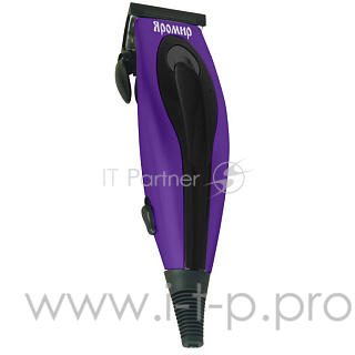 Машинка для стрижки волос ЯРОМИР ЯР-703, фиолетовый (24) ( РОССИЯ )