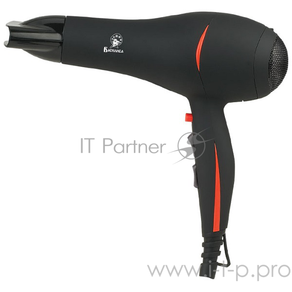 Фен ВАСИЛИСА ФН6-2200 черный с оранжевым, 2200Вт
