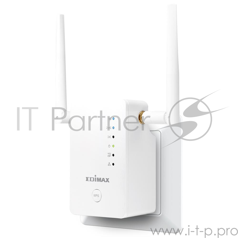 Сетевое оборудование EDIMAX RE11S AC1200, ретранслятор,точка доступа, 2.4 ГГц и 5ГГц, поддержка роуминга,802.11 a/b/g/n/ac 1L 10/100/1000 Mbps, 2 антены, MU-MIMO