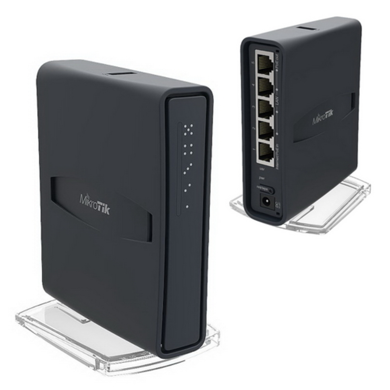 Сетевое оборудование MikroTik RB952Ui-5ac2nD-TC hAP ac lite tower case 650MHz CPU, 64MB RAM, 5xLAN, 2.4/5Ghz, 802.11b/g/n/ac