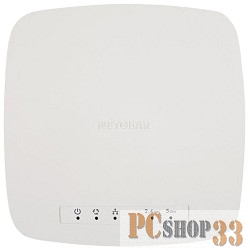 Сетевое оборудование NETGEAR WAC720-10000S Точка доступа до 867Мбит/с, (2.4ГГц и 5ГГц) со встроенными антеннами и возможностью подключения внешних, поддержка стандарта 802.11ac, режим управления Ensemble, питание POE