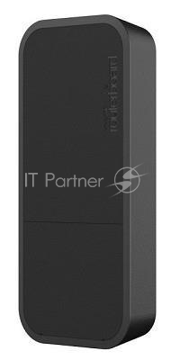 Сетевое оборудование MikroTik RBwAPG-5HacT2HnD-BE (wAP ac Black) built-in 2.4 - 5GHz 802.11an/ac Tripple Chain wireless, RouterOS L4, white outdoor enclosure, PSU, PoE черный