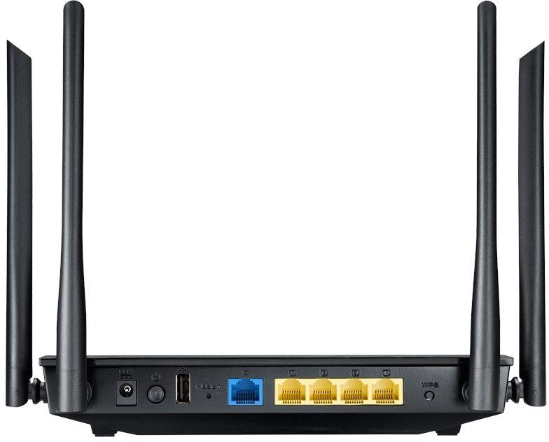 Сетевое оборудование ASUS RT-AC1200G+ Dual-band Gigabit Router (RTL) (4UTP 10 / 100 / 1000Mbps, 1WAN, 802.11a / b / g / n / ac, USB, 4x5dBi)