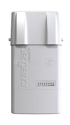 Сетевое оборудование MikroTik RB911G-5HPacD-NB NetBox 5 Роутер (720MHz CPU, 128MB RAM, 1xGigabit LAN, built-in 5Ghz 802.11ac 2x2 dual chain wireless with two RP- SMA connectors, RouterOS L4, outdoor enclosure, POE, PSU,