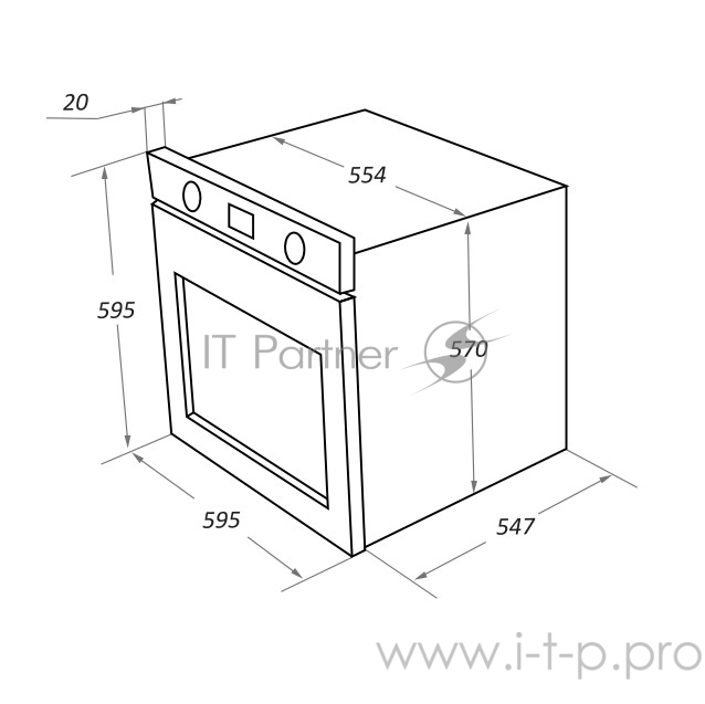 Электрический духовой шкаф MAUNFELD EOEF.766W