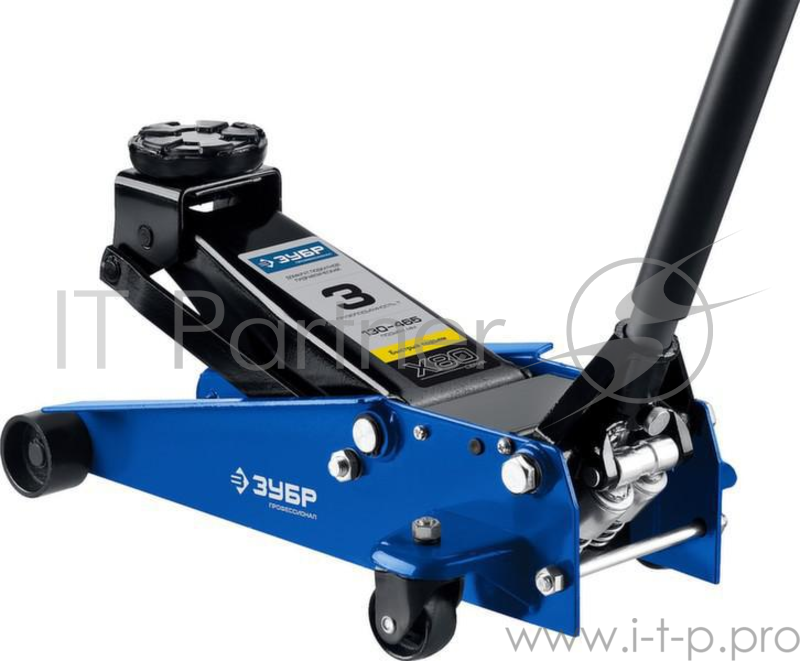 Домкрат ЗУБР 43050-3_z01 гидравлический подкатной x80 3т 130-465мм профессионал