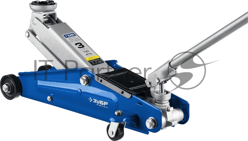 Домкрат ЗУБР 43052-3_z01 гидравлический подкатной t70 3т 130-410мм профессионал