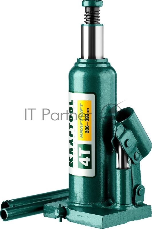 Домкрат KRAFTOOL 43462-4_z01 гидравлический бутылочный kraft-lift сварной 4т 206-393мм