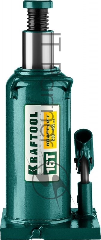 Домкрат KRAFTOOL 43462-16_z01 гидравлический бутылочный kraft-lift сварной 16т 230-455мм