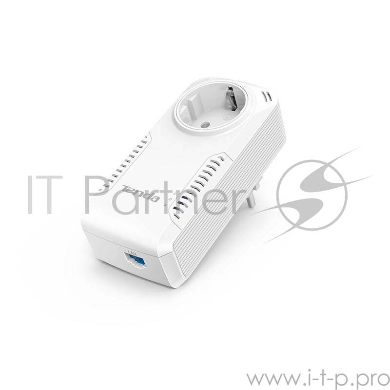Сетевое оборудование TENDA P1001PKit Gigabit Powerline Adapter Starter Kit With AC socket 1*Gigabit Ethernet port Homeplug AV2 Gigabit rate Plug-and-Play Design: Lower Power Consumption,Power-Saving mode