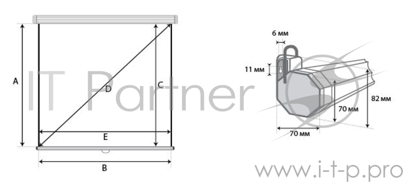 Экраны LUMIEN LUMIEN Eco Picture LEP-100103 200х200 см, 1:1