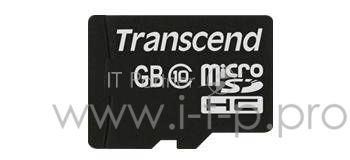 Карта памяти Micro SecureDigital 8Gb Transcend TS8GUSDC10 {MicroSDHC Class 10}