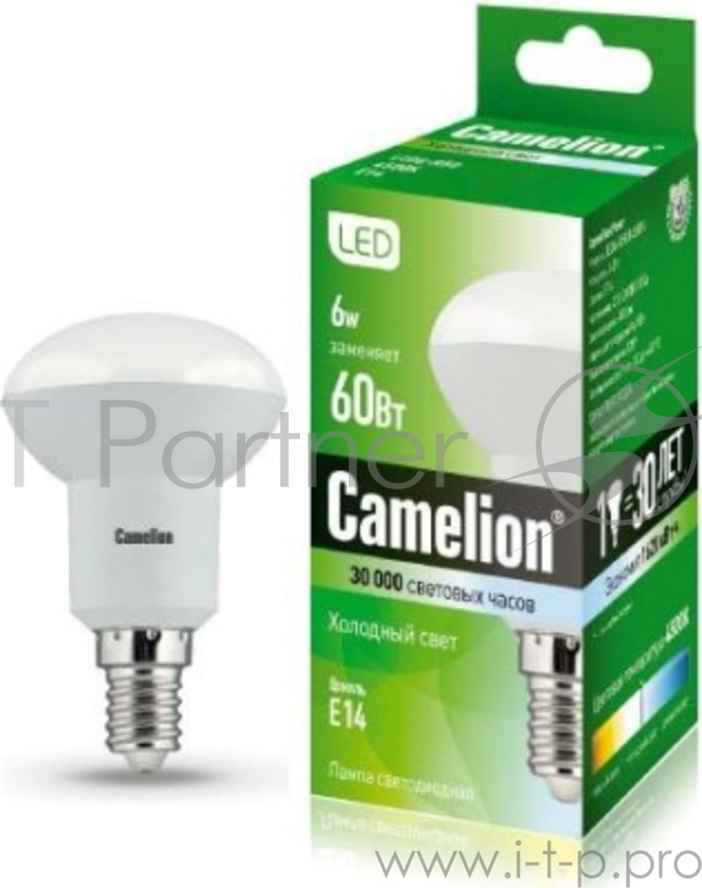 Лампа светодиодная CAMELION LED6-R50/845/Е14 6Вт 220В Е14