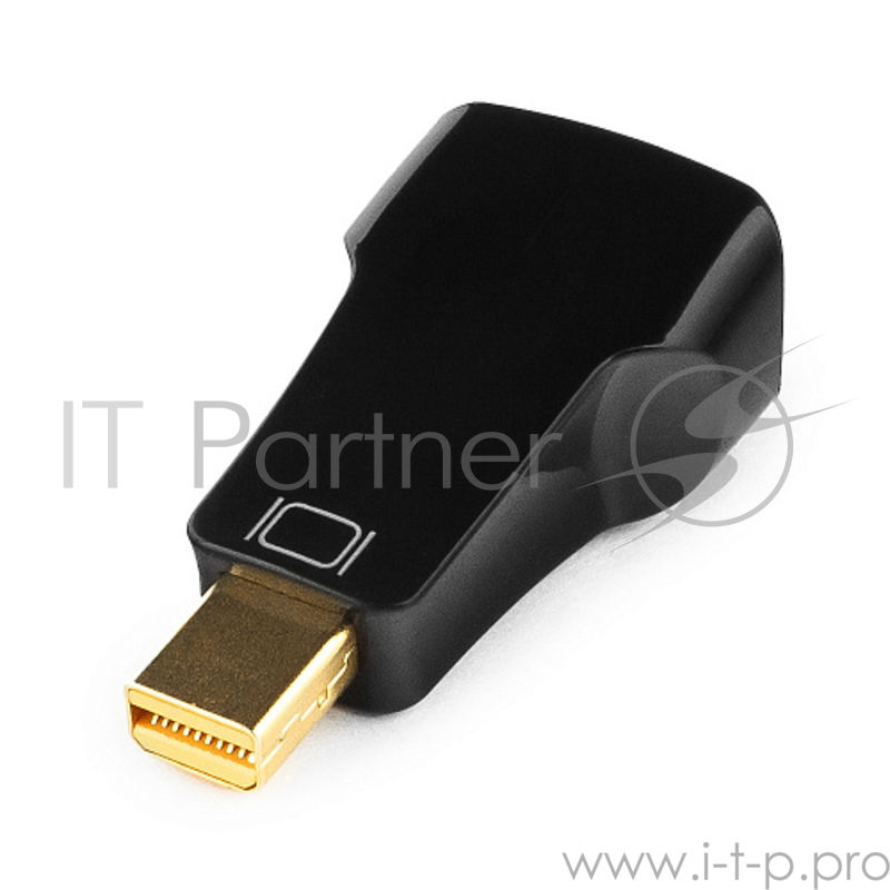 Переходник Cablexpert Переходник miniDisplayPort - VGA A-mDPM-VGAF-01, 20M/15F, черный, пакет