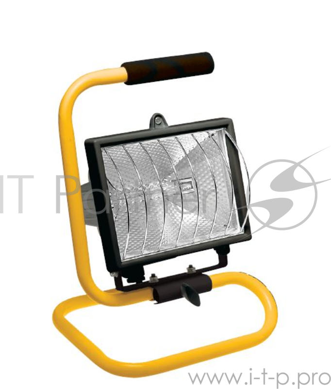Прожектор ИЭК ИО -500П переноска, с лампой в комплекте, черный, IP54
