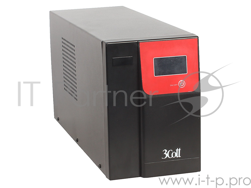 3кот 3Cott ИБП ProPower 3C-2000-MCSE 2000VA/1200W линейно-интерактивный (3-х ступенчатый AVR, выход: 2*Shuko + 4*IEC, USB, ЖК дисплей) {0486775}