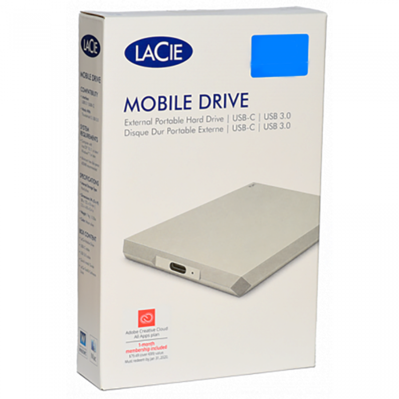 Жесткий диск USB-C 2TB EXT. STHG2000402 LACIE