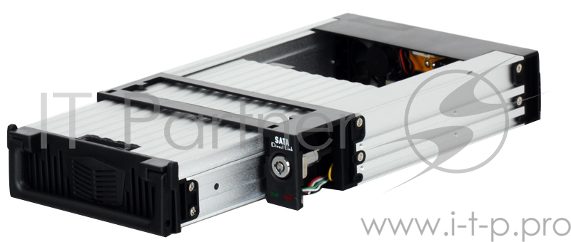 Контейнер для HDD Бокс Vipower VPA-5010KPF-B-(GM) {алюм, защ, 2 вент, гор.замена} черный