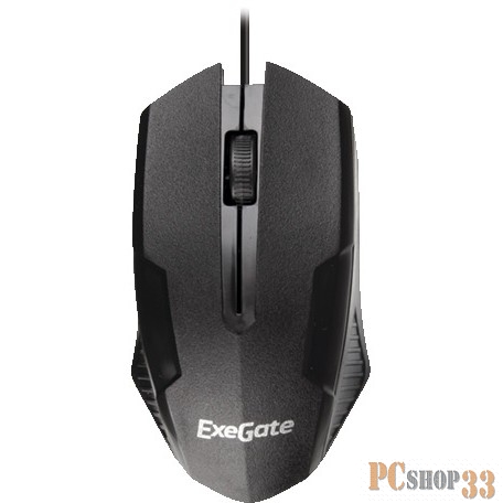 Мыши Exegate EX264096RUS Мышь Exegate SH-9025 black, optical, 3btn/scroll, 1000dpi, USB, Color box