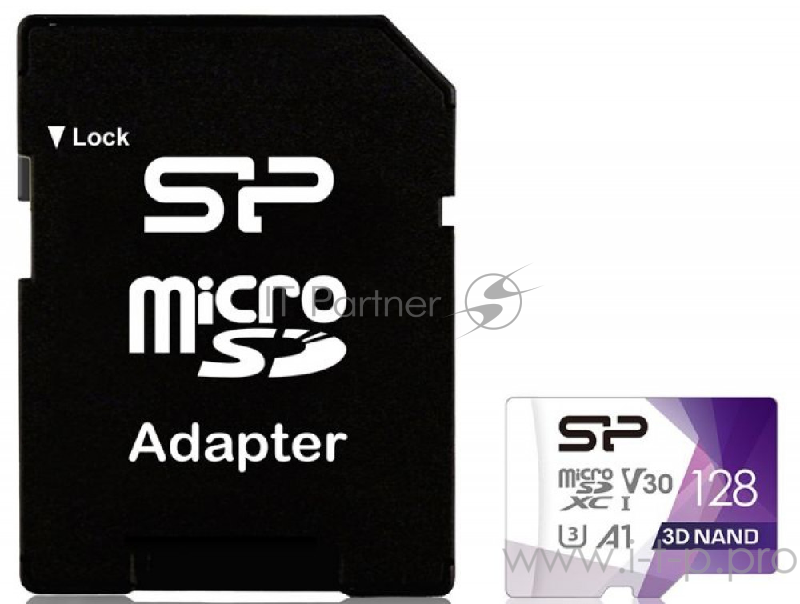 Флеш карта microSDHC Silicon Power Superior Pro A1 Micro Secure Digital XC Class 10 UHS-1 U3 SP128GBSTXDU3V20AB 128Gb