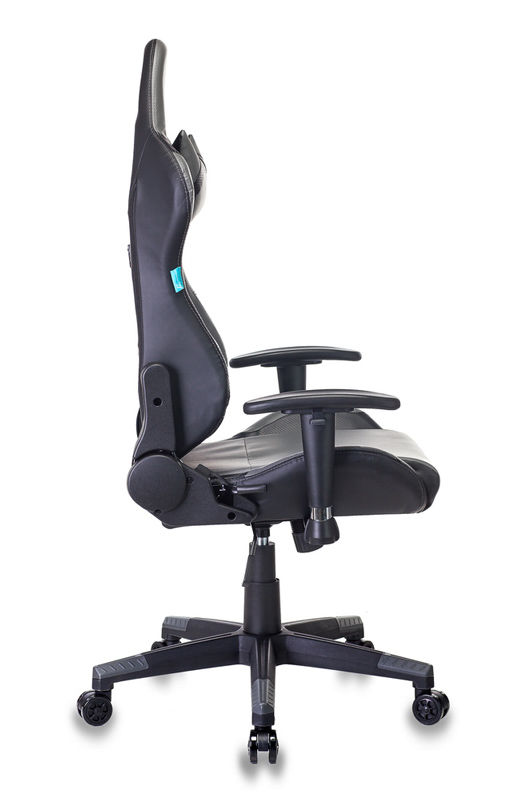 Кресло игровое Бюрократ CH-778N/BL+GREY две подушки черный/серый искусственная кожа
