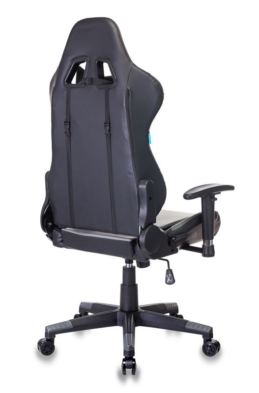 Кресло игровое Бюрократ CH-778N/BL+GREY две подушки черный/серый искусственная кожа