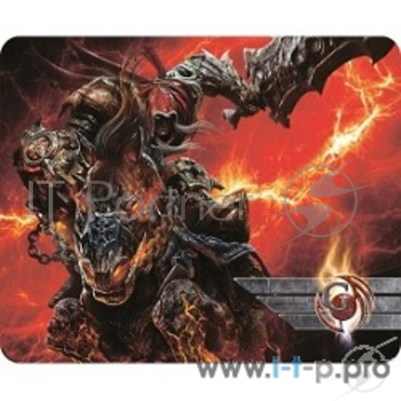 Коврики Dialog Gan-Kata PGK-03 warior с рисунком воина, Игровая поверхность для мыши - размер 220х180х3мм