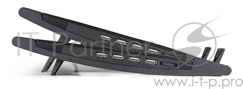 Подставка для ноутбука Deepcool WIND PAL 17 382x262x24mm 22-27dB 4xUSB 793g Fan-control Black