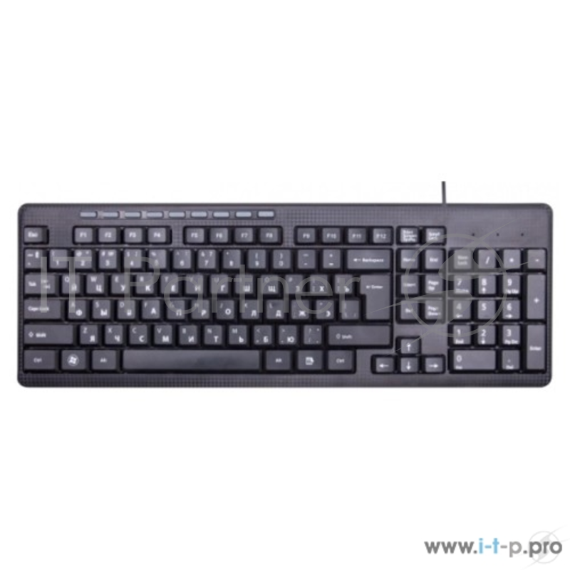 Клавиатуры RITMIX RKB-155 USB {проводн., кабель 1,35 метра, мультимедия, 102+9 кнопок, пластик