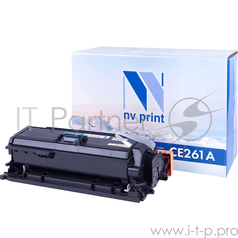 Картридж NV Print совместимый HP CE261A Cyan для LJ Color CP4025/4525 (11000k)
