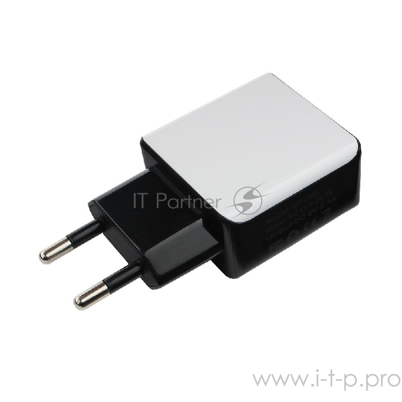Аксессуар Cablexpert Адаптер питания 100/220V - 5V USB 2 порта, 2.1A. черный (MP3A-PC-14)
