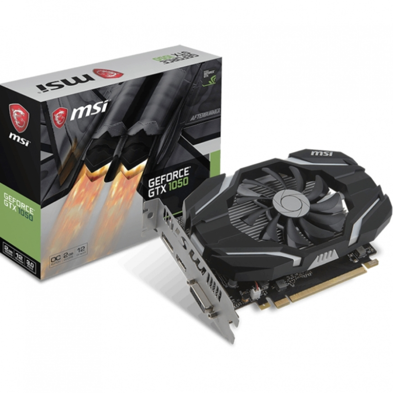 Видеокарта MSI GTX 1050 2G OC RTL