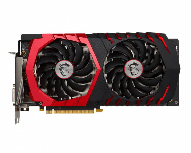 Видеокарта MSI GTX 1060 GAMING X 6G GTX1060, 6G, 192bit, DDR5, DVI, HDMI, DP, SLI RTL