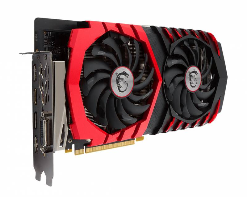 Видеокарта MSI GTX 1060 GAMING X 6G GTX1060, 6G, 192bit, DDR5, DVI, HDMI, DP, SLI RTL