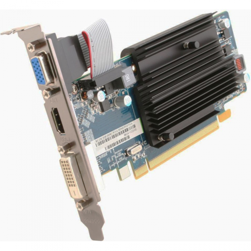Видеокарта Sapphire Radeon R5 230 1GB DDR3 D-Sub+DVI+HDMI PCI-E (11233-01-20G) RTL