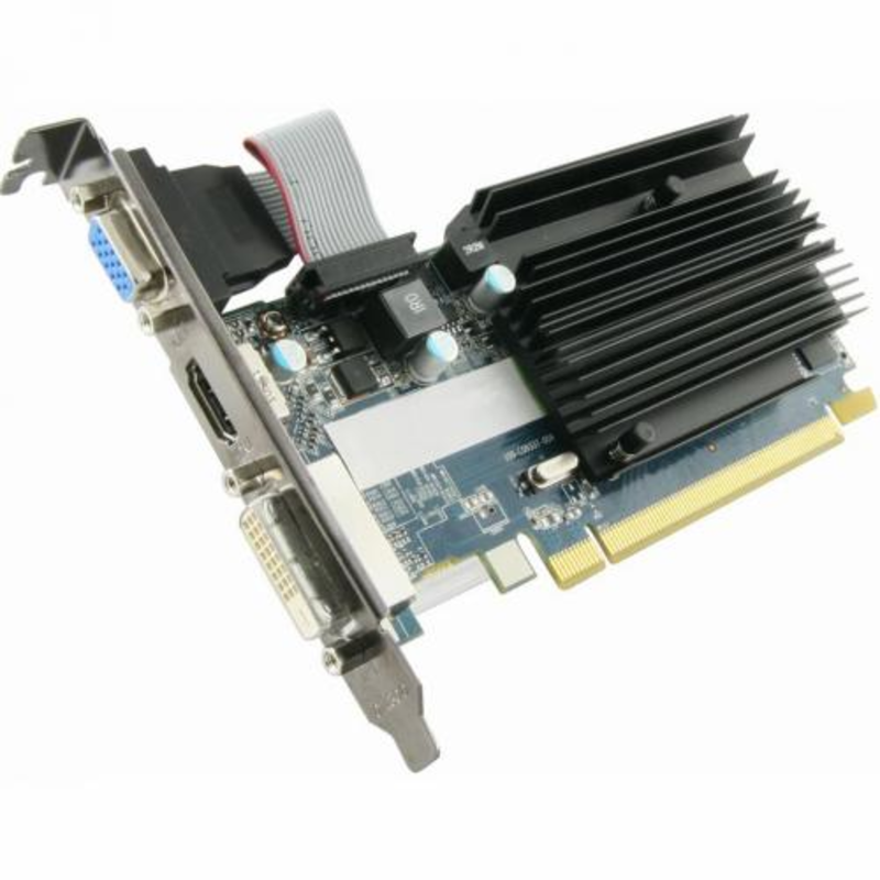 Видеокарта Sapphire Radeon R5 230 1GB DDR3 D-Sub+DVI+HDMI PCI-E (11233-01-20G) RTL