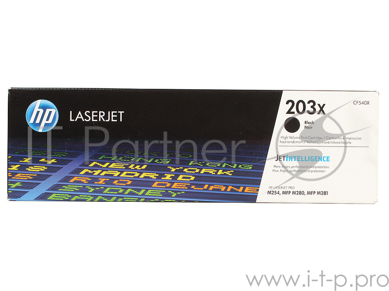 Чип Hi-Black к картриджу HP CLJ Pro M254/MFP M281 (CF540X), Bk, 3,2K