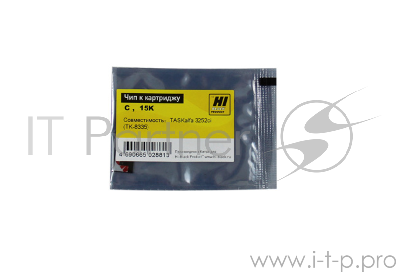 Чип Hi-Black к картриджу Kyocera TASKalfa 3252ci (TK-8335), C, 15K