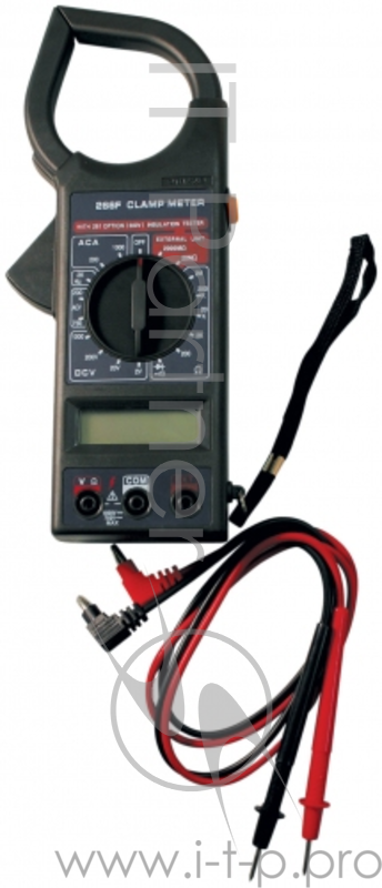 Инструменты Ресанта DT 266F Клемметр 61/10/505 { 3,5 разр ж/к дисплей, измерение тока, изоляции, напряжения }