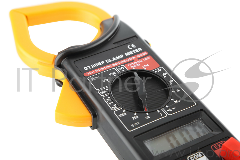 Инструменты Ресанта DT 266F Клемметр 61/10/505 { 3,5 разр ж/к дисплей, измерение тока, изоляции, напряжения }