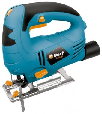 Лобзики Bort BPS-800-Q Лобзик электрический 98299670 { 800 Вт, 3000 об/мин, 2,3 кг, набор акссесуаров 5 шт }