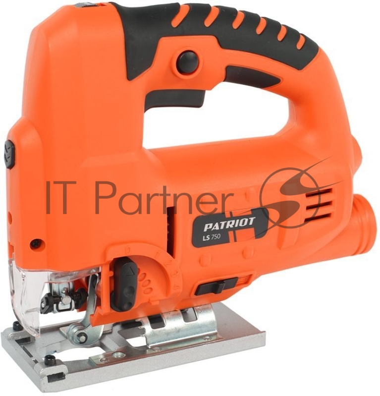 Лобзик PATRIOT LS750 Лобзик 190301715 {мощн.750 Вт, лазер, макс толщина дерева 110 мм, 4 поз. маятн. ход, регул. скорости, быстрая смена пилки, направляющая, литая стальная станина}