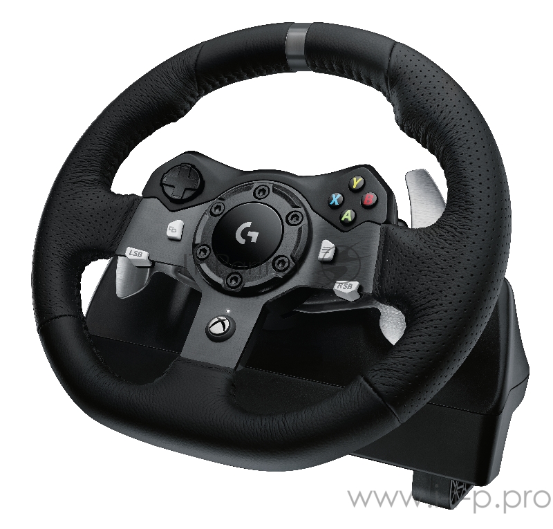 Руль Logitech Driving Force G920 941-000123 с педалями для PC/Xbox One (USB)