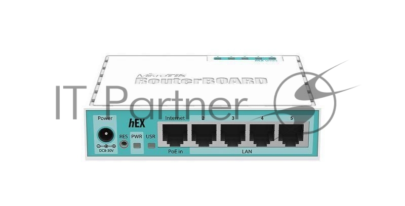 Сетевое оборудование MikroTik RB750Gr3 hEX (RouterOS L4) Гигабитный высокопроизводительный Ethernet роутер with power supply and case 5 port 10/100/1000