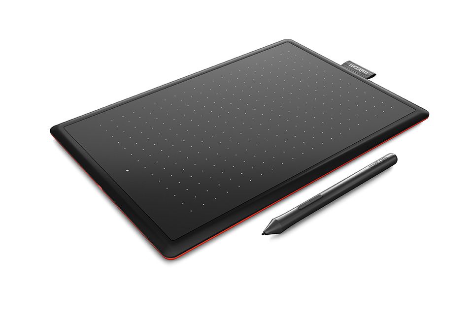 Граф. планшет WACOM Creative Pen Tablet Small CTL-472-N, 2540линий/дюйм, 2048градаций, черно-красный (USB)