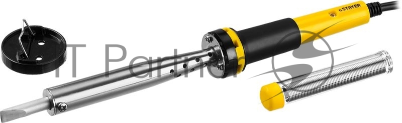 Паяльные лампы (Автомобильные) Паяльник с двухкомпонентной рукояткой и долговечным жалом, STAYER