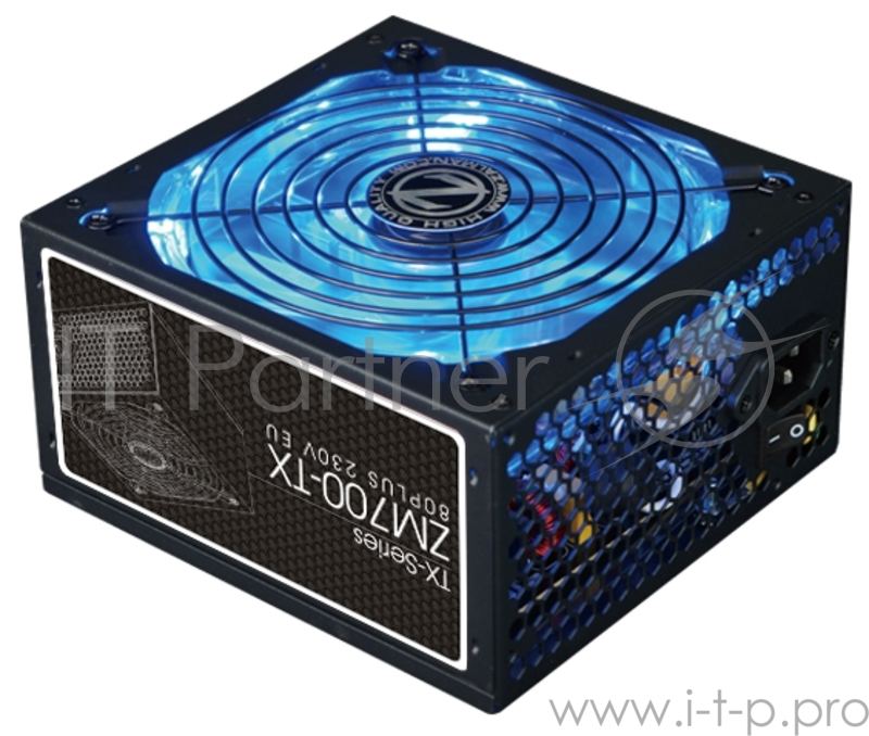 Блок питания Zalman TX ZM700-TX {700W, ATX12V v2.31, APFC, 14cm Fan, 80+, Retail}