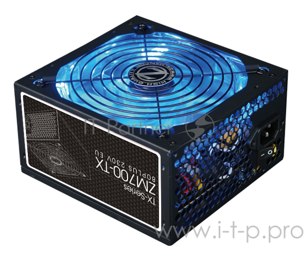 Блок питания Zalman TX ZM700-TX {700W, ATX12V v2.31, APFC, 14cm Fan, 80+, Retail}