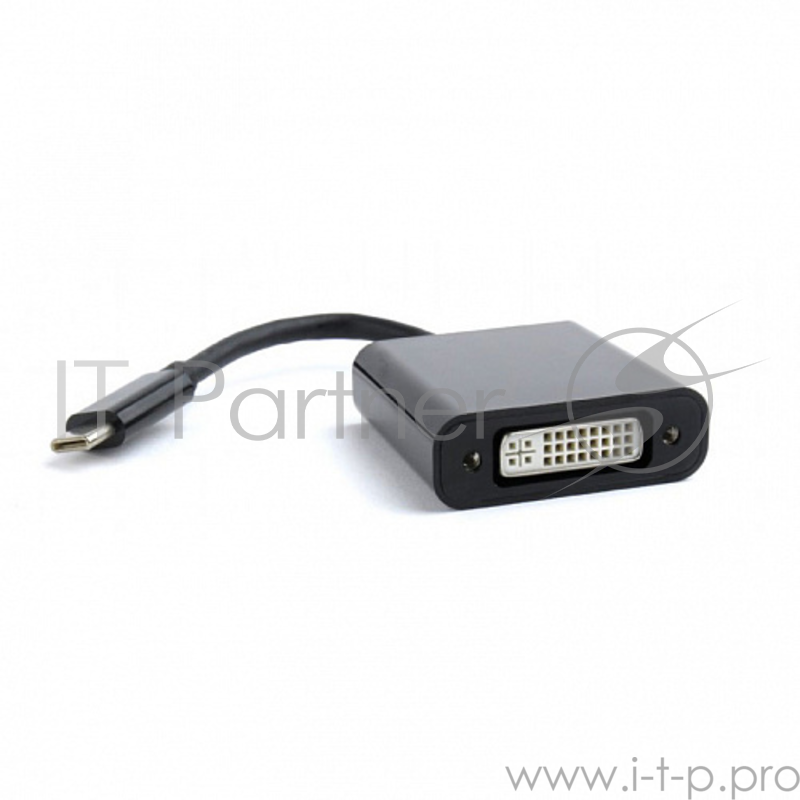 Переходник Cablexpert Переходник USB Type-C/DVI, 15см, пакет (A-CM-DVIF-01)